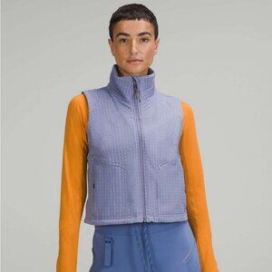 Lululemon Water-Repellent Fleece Hiking Vest Peri Purple